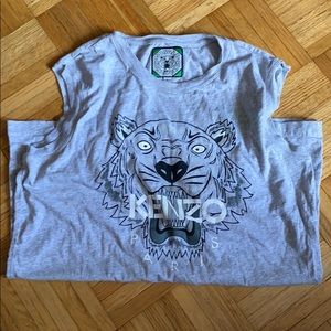 Kenzo Gray Cotton Muscle Tank Size S